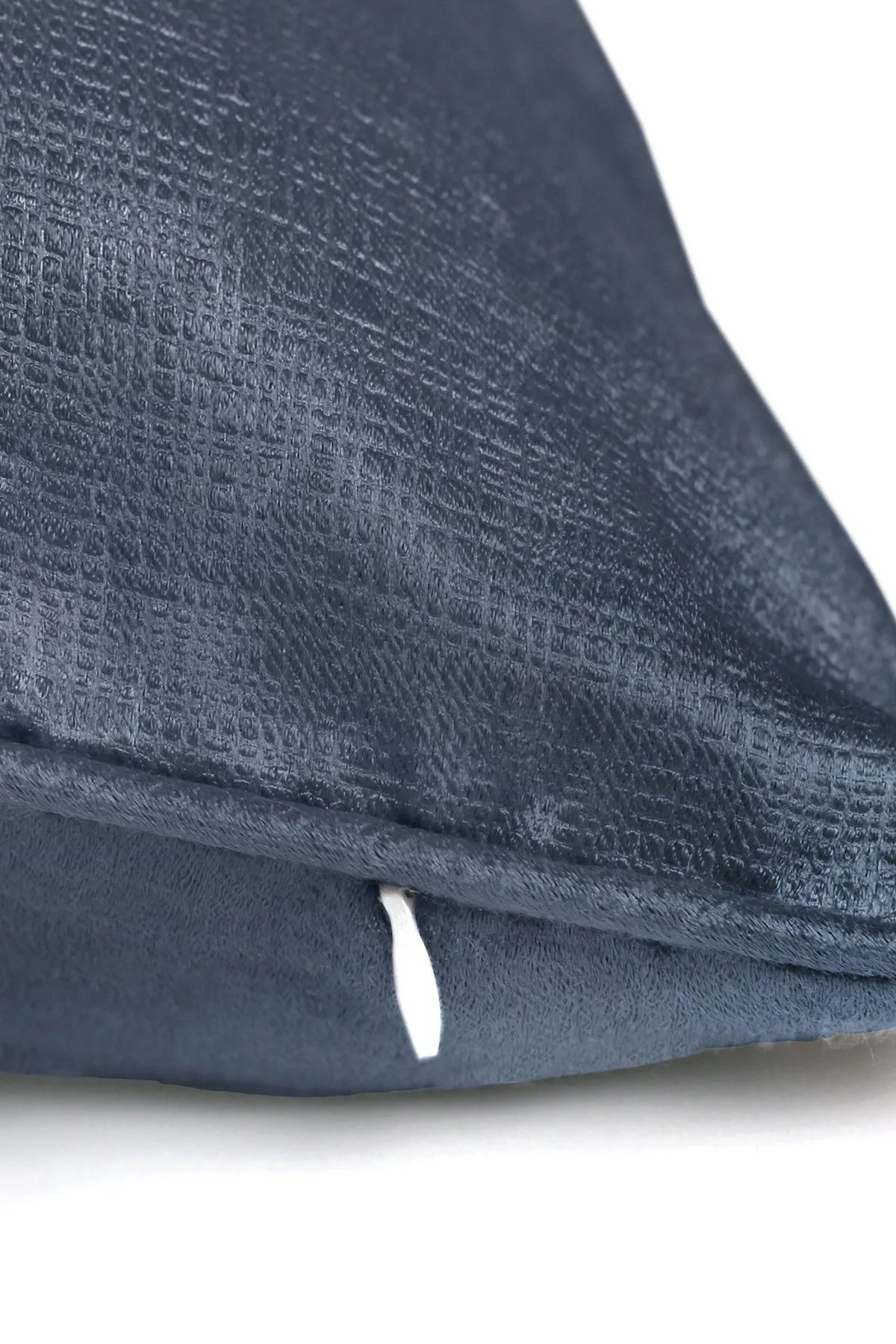 Fusion 'Strata' Luxe Velvet Filled Cushion in Navy 2