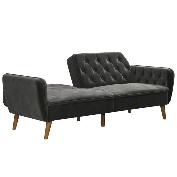 Tallulah Velvet Memory Foam Double Futon 4