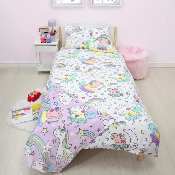 Peppa Pig Bedtime Polycotton Duvet Cover & Pillowcase Set 3