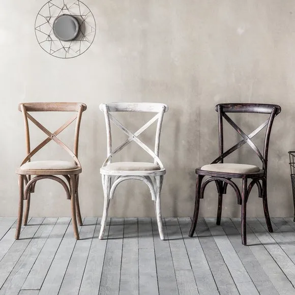 Carter Set of 2 Dining Chairs, Oak 3
