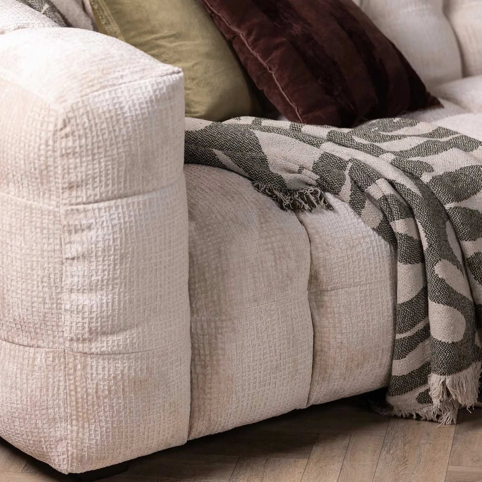 Lenor Sofa 240Cm, White Fabric | Barker & Stonehouse 5