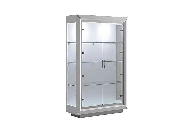 Palazzo 2 Door Curio Cabinet - Glossy White