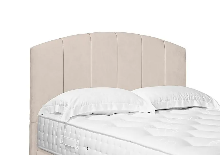 Artisan Collection Bow Standard Floor Standing Headboard - Single - Sandstone Pearl