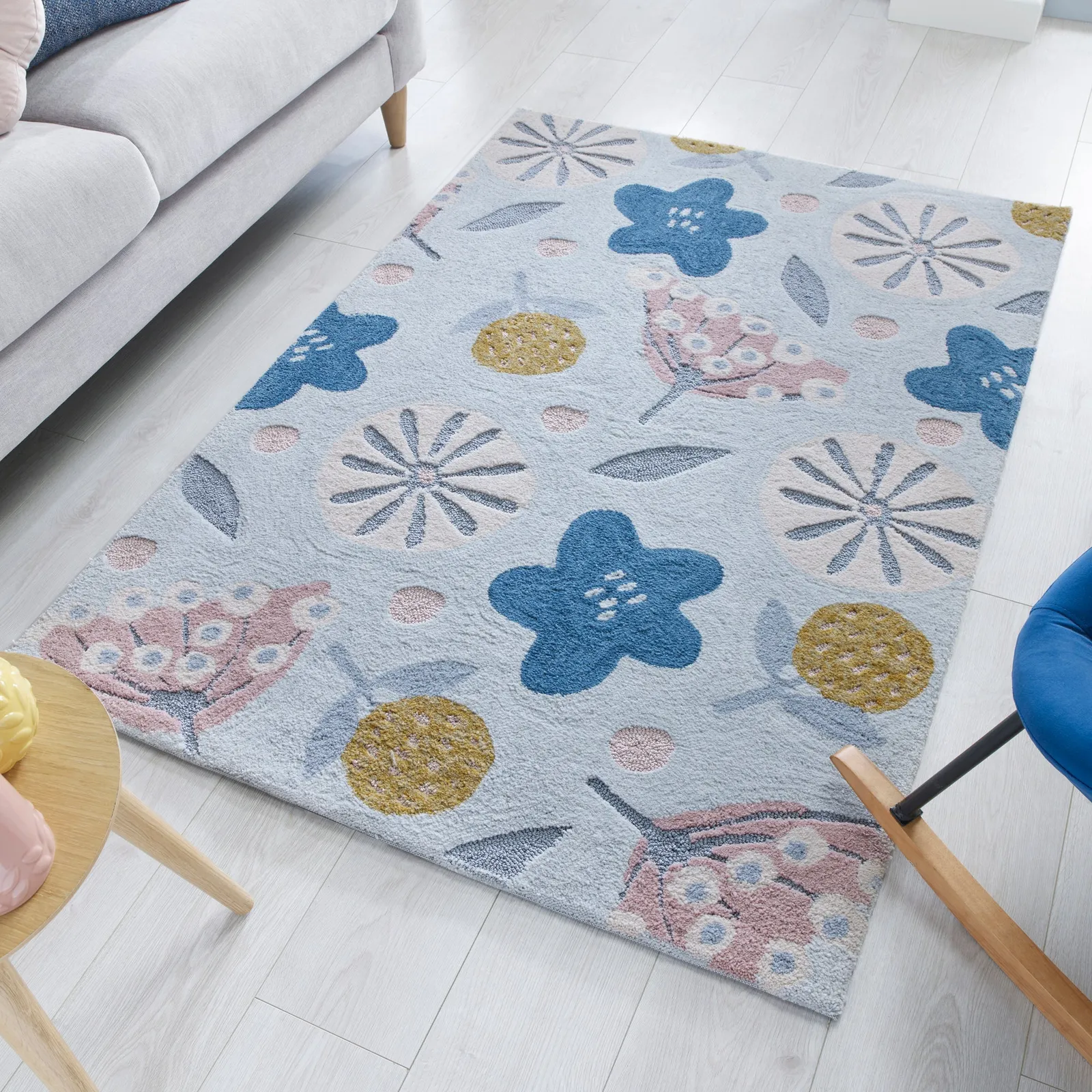 Scandi Rug Scandi Grey Multi