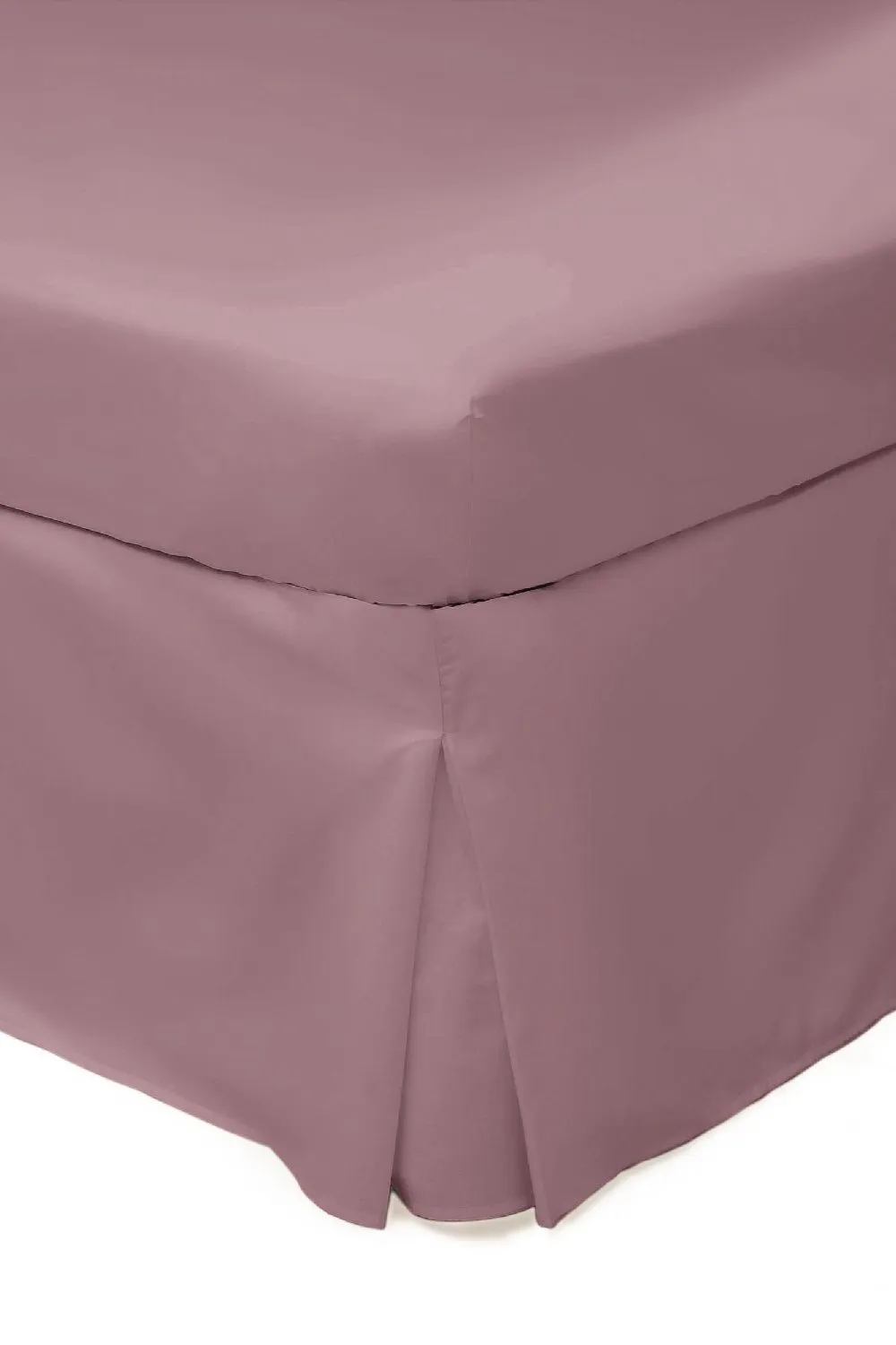 Belledorm Easy Care 200 Thread Count Cotton Polyester Percale Platform Valance in Rose 1