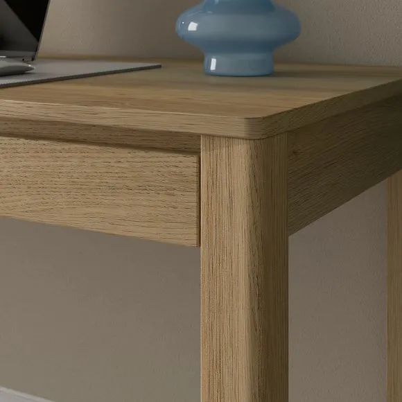 Malik 1 Drawer Wide Storage Desk 4