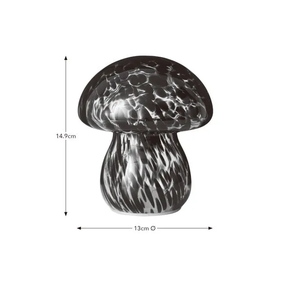 Mini Mushroom Glass LED Table Lamp 5