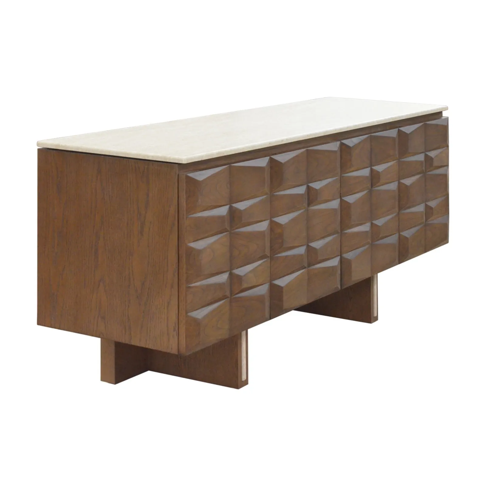 Leda Sideboard 180Cm, Brown Marble | Barker & Stonehouse 2