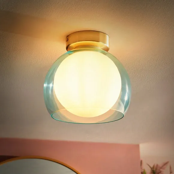 Eliza Bathroom Flush Ceiling Light 2