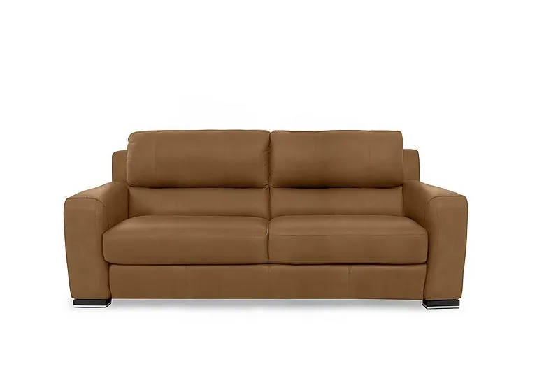 Viali Leather 3 Seater Sofa