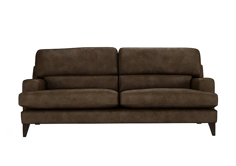 Romilly 4 Seater Leather Sofa - Bourbon