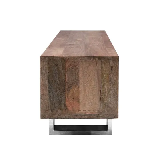 Indus Valley Railway Sleeper TV Unit for TVs up to 55" 6
