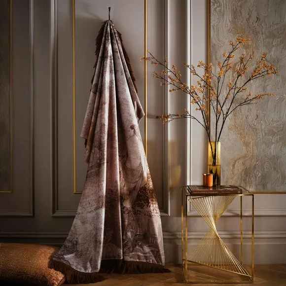 Laurence Llewelyn-Bowen Venus Primavera Velvet Throw Blanket 130cm x 180cm