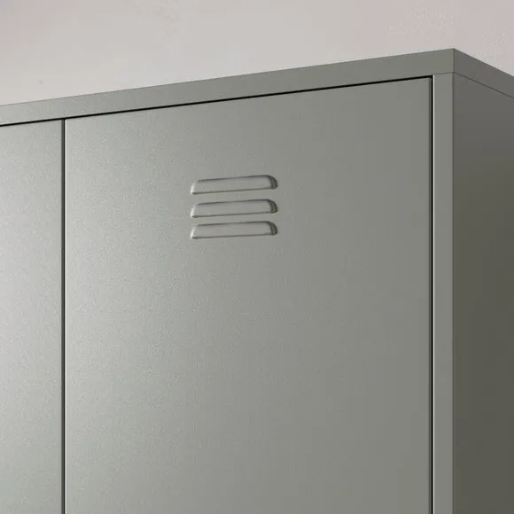 Helga Metal Double Wardrobe 4