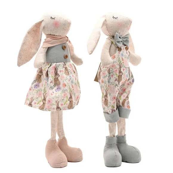 Eggstraordinary Gift Co. Set of 2 Standing Bunny Ornaments 3