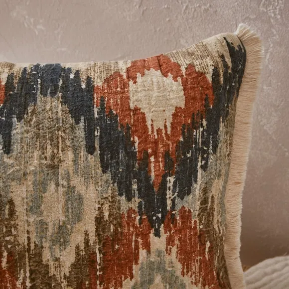 Matalasse Ikat Cotton Rectangle Cushion Cover 4