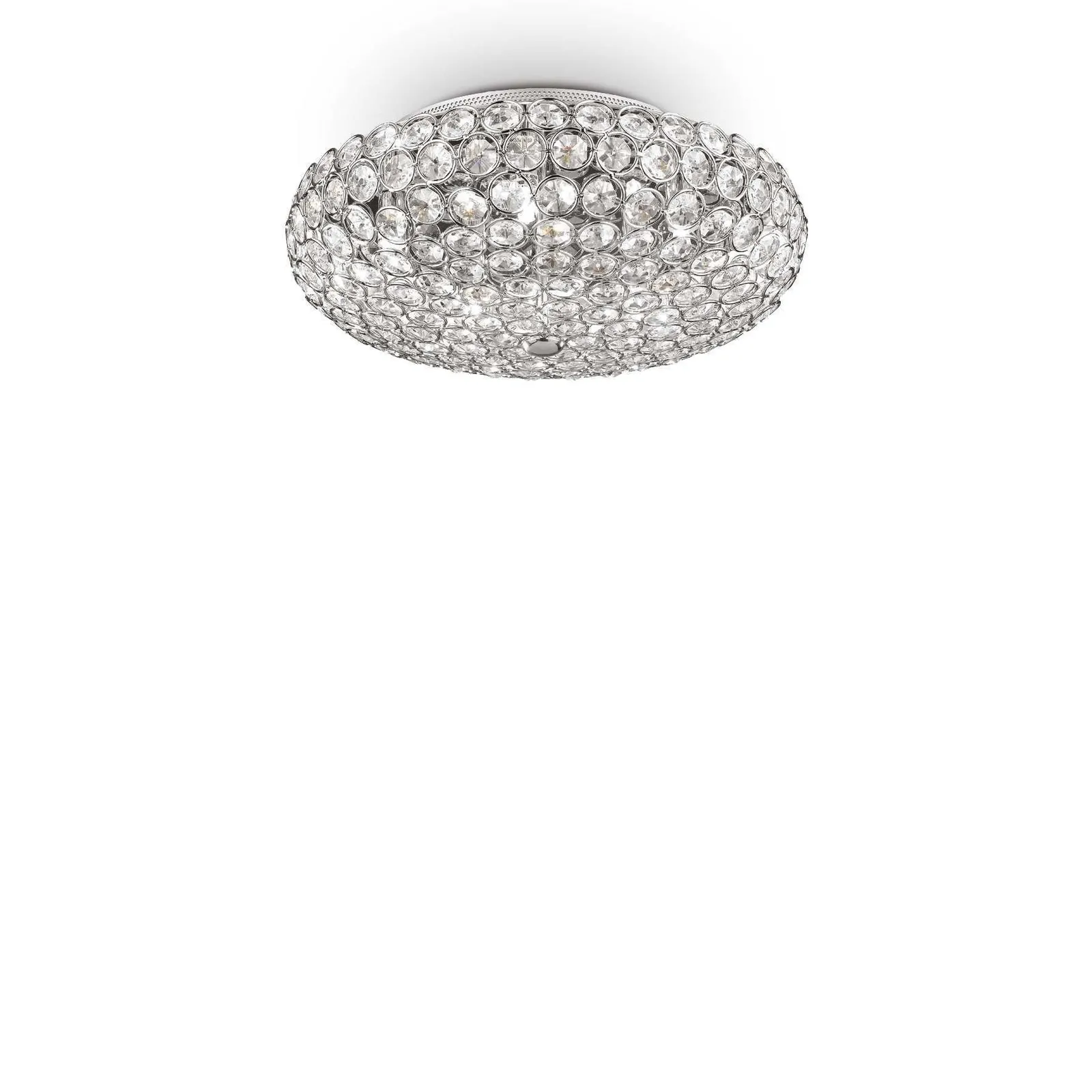 Netlighting King 5 Light Indoor Medium Flush Light Chrome G9 in Grey