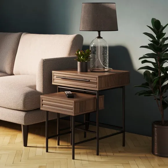 Bryant Nest of Side Tables with Drawers 1
