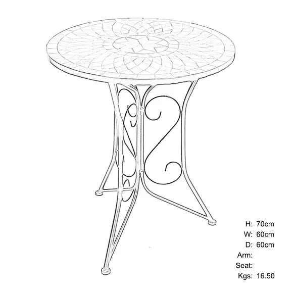 Velora Bistro Table with 2 Springdale Chairs 4