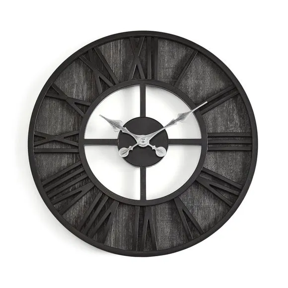 Fulton Industrial Skeleton Wall Clock 3