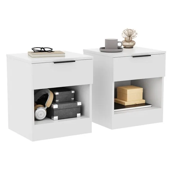 Return - Hayes Set of 2 1 Drawer Bedside Tables 6