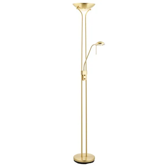 Return - Vogue Rome Mother & Child Floor Lamp, Brass 4