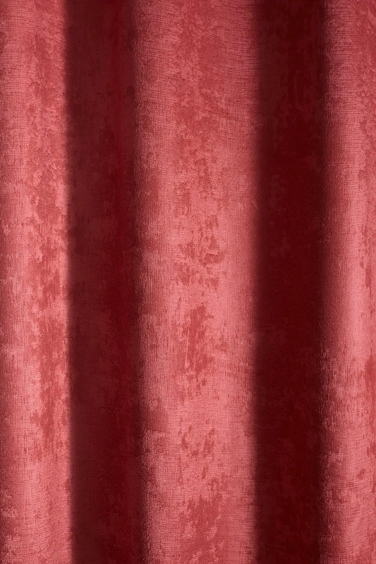 Fusion 'Strata' Triple-Woven Dimout Eyelet Curtains in Terracotta 3