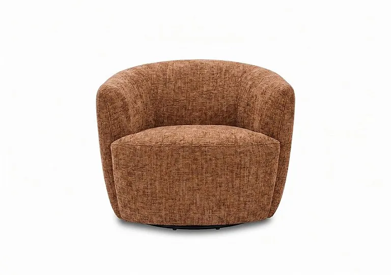 Henna Fabric Swivel Accent Chair - Living Room Furniture