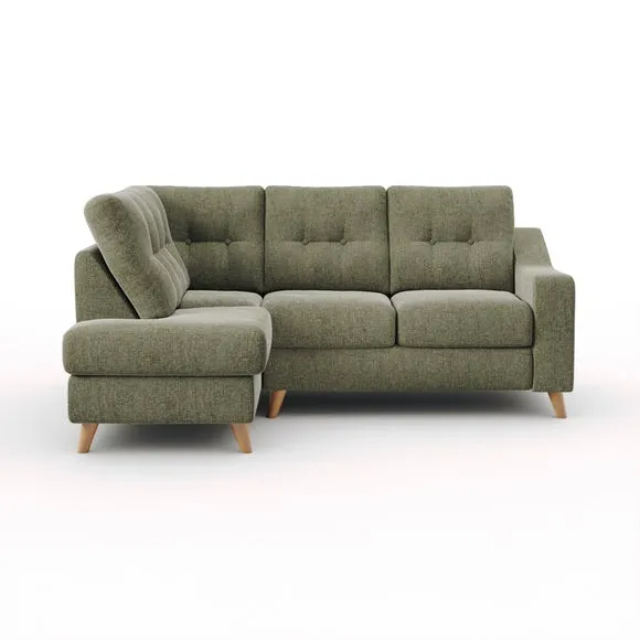Baxter II Chenille Soft Texture Corner Chaise Sofa 2