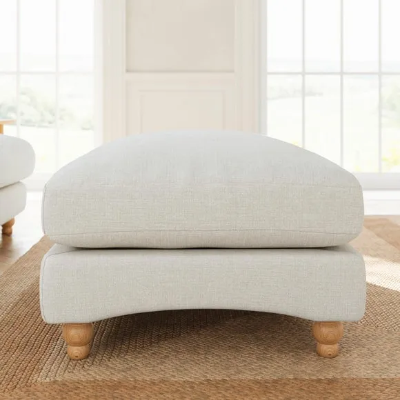 Martha Chenille Soft Texture Footstool 3