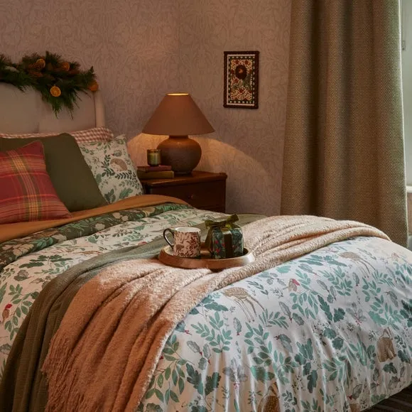 Woodland Wonders 100% Brushed Cotton Duvet Cover & Pillowcase Set 2