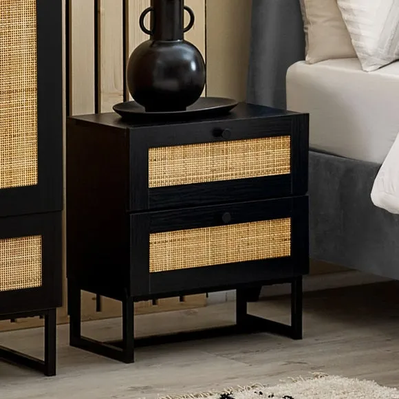 Padstow 2 Drawer Bedside Table