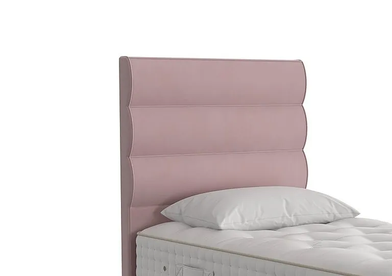 Triton Floor Standing Headboard - Single - Plush Heather