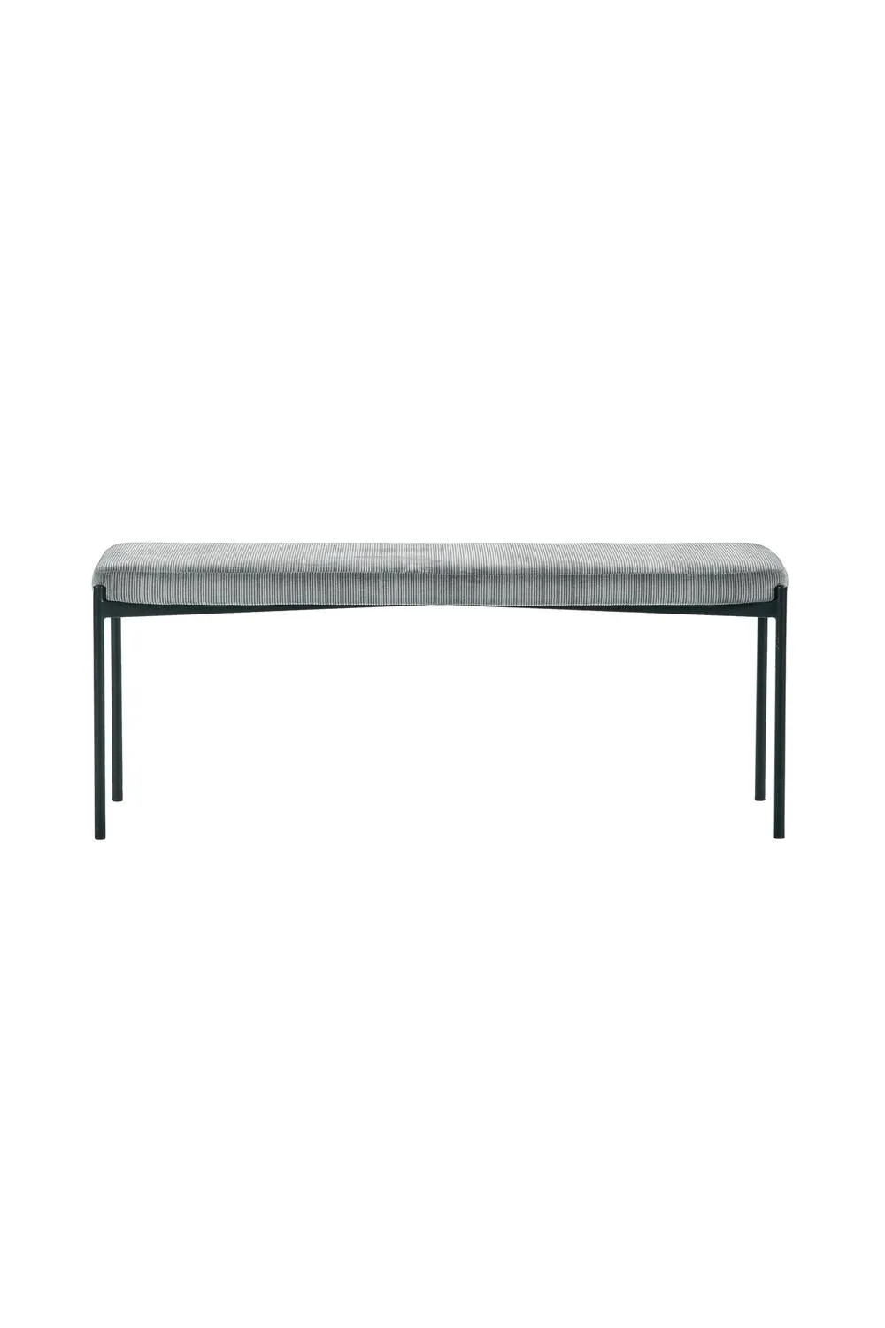 Julian Bowen Leonie 2 Seater Upholstered Dining Bench in Grey 6