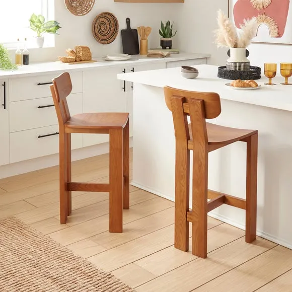 Cairo Counter Height Bar Stool, Stained Ash 2