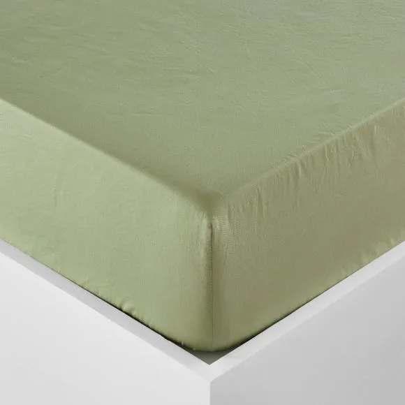 Soft Washed Cotton Fitted Sheet 2