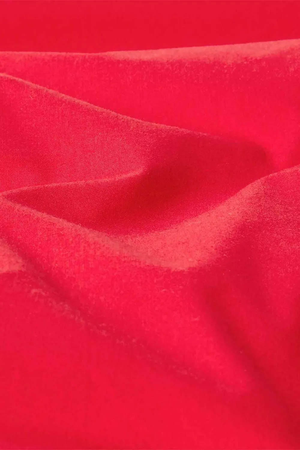 Homescapes Egyptian Cotton Duvet Cover with Pillowcase, 200 TC in Red 3