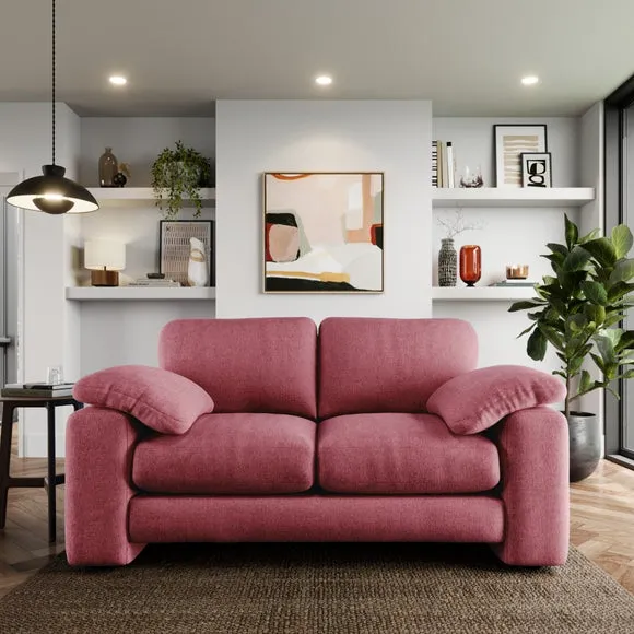 Magnus Vintage Soft Chenille 2 Seater Sofa 1