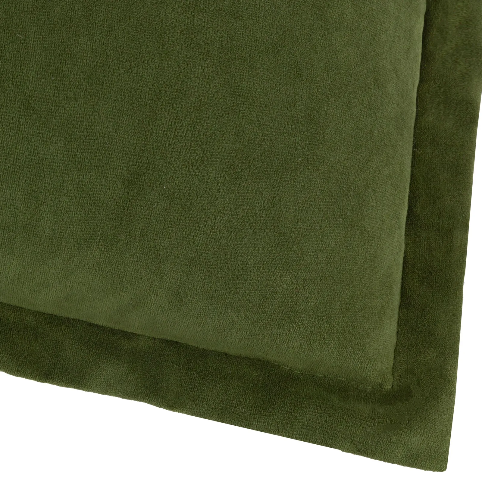 Yard Merton Velvet Cushion in Dark Olive 5