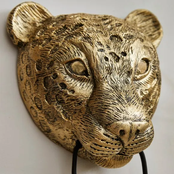Kindra Leopard Exposed Bulb Plug In Wall Light 3