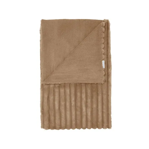 Cosy Ribbed Throw Blanket 130cm x 170cm 3