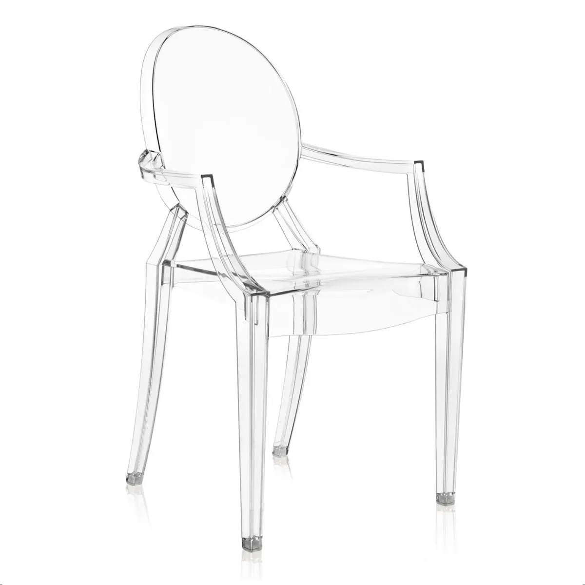 Kartell Louis Ghost Armchair, Neutral Plastic | Barker & Stonehouse 6