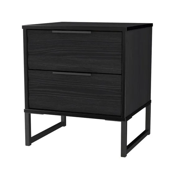Tuxford 2 Drawer Bedside Table 4
