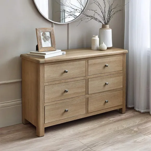 Memphis 6 Drawer Wide Chest 2