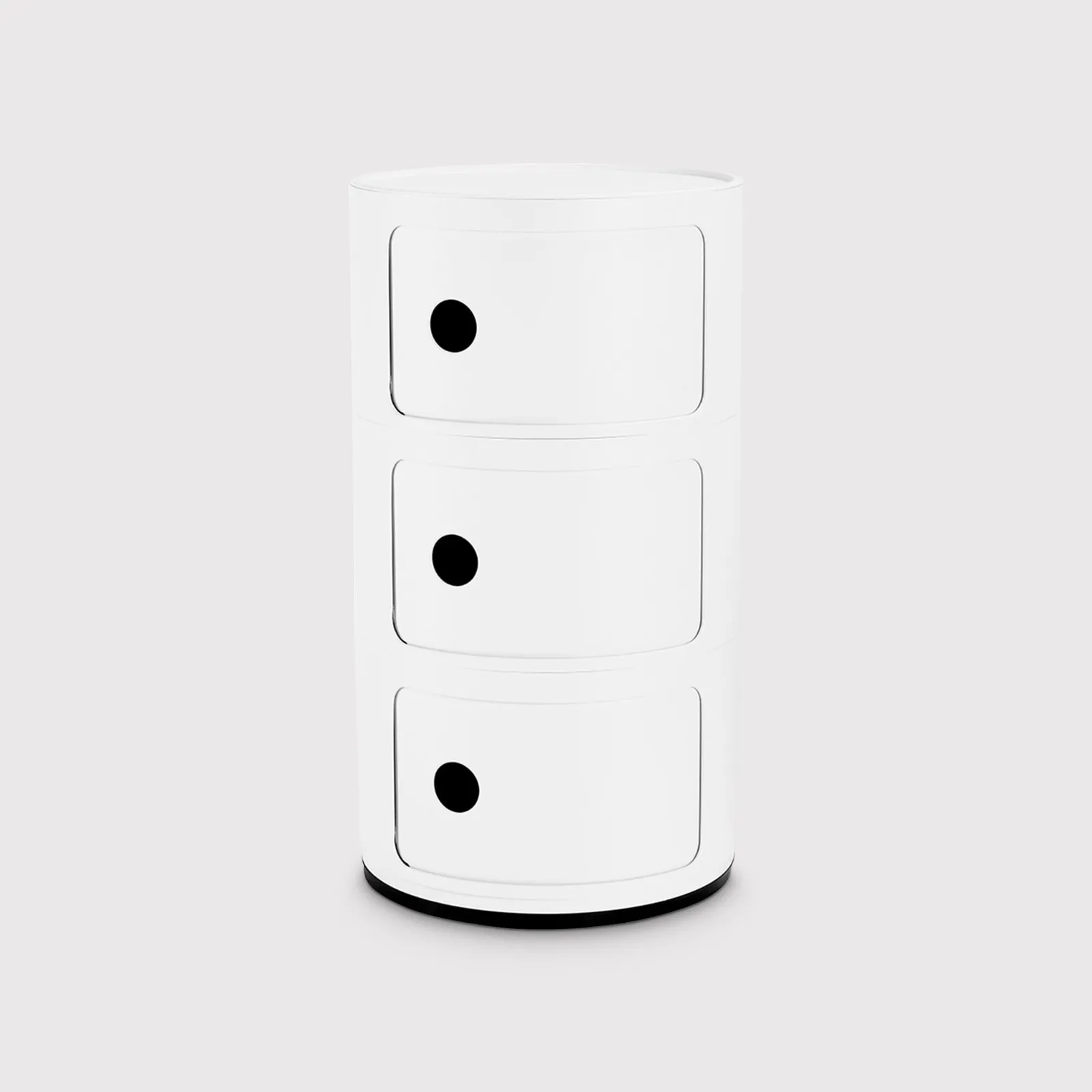 Kartell Componibili Recycled 3 Element Table, White Plastic | Barker & Stonehouse 1