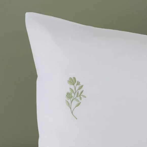 Izara Embroidered Microfibre Duvet Cover & Pillowcase Set 4