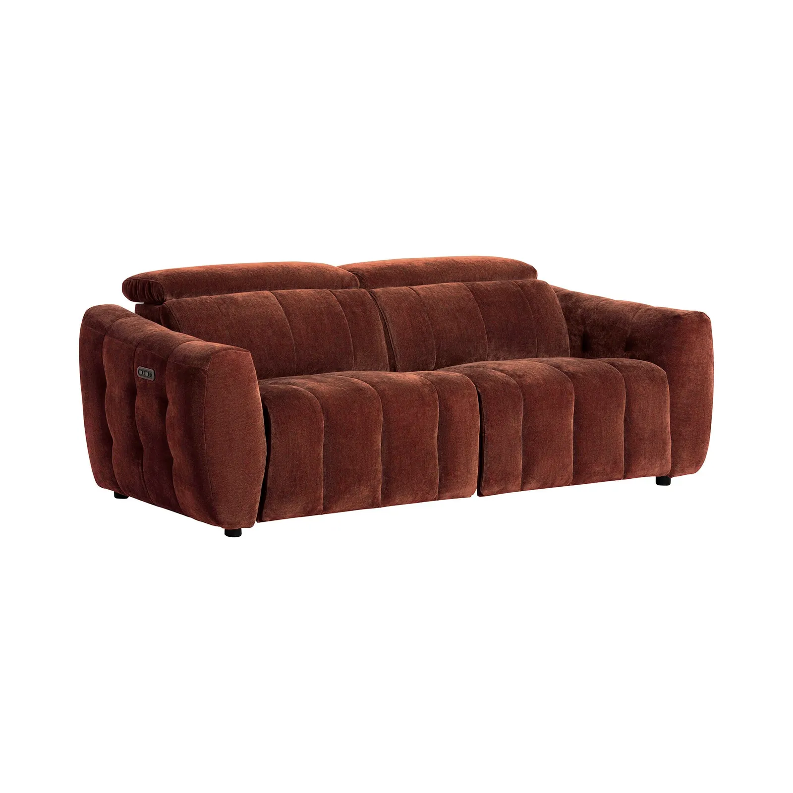 Montgomery 2.5 Power Seater & Headrest, Red Fabric | Barker & Stonehouse 2