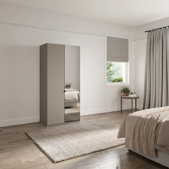 Wiemann Kahla 2 Door Mirrored Wardrobe 1