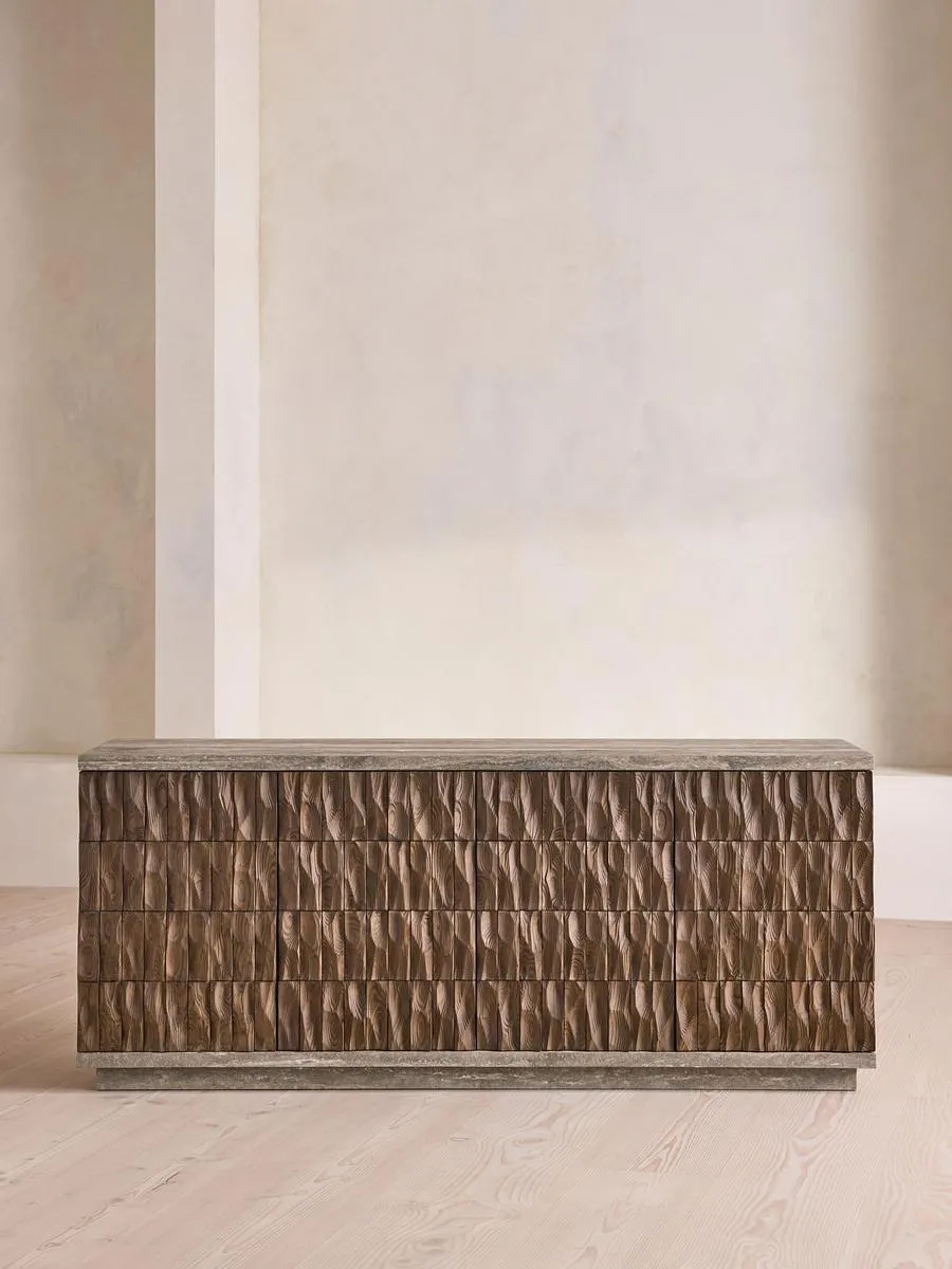 Alani Sideboard, Travertine