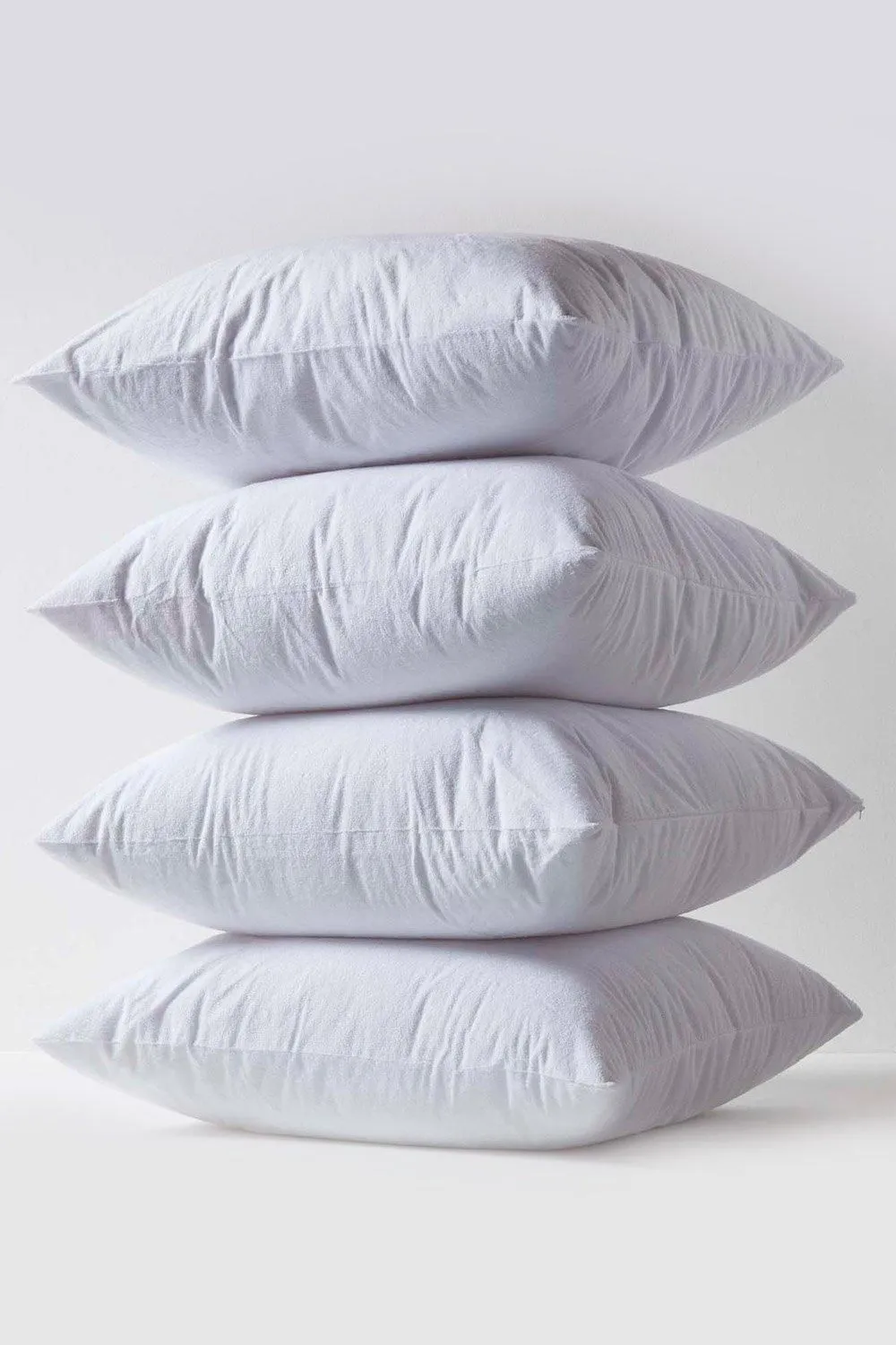 Homescapes Terry Towelling Waterproof Pillow Protectors 65 x 65 cm, Pack of 4 in White 2